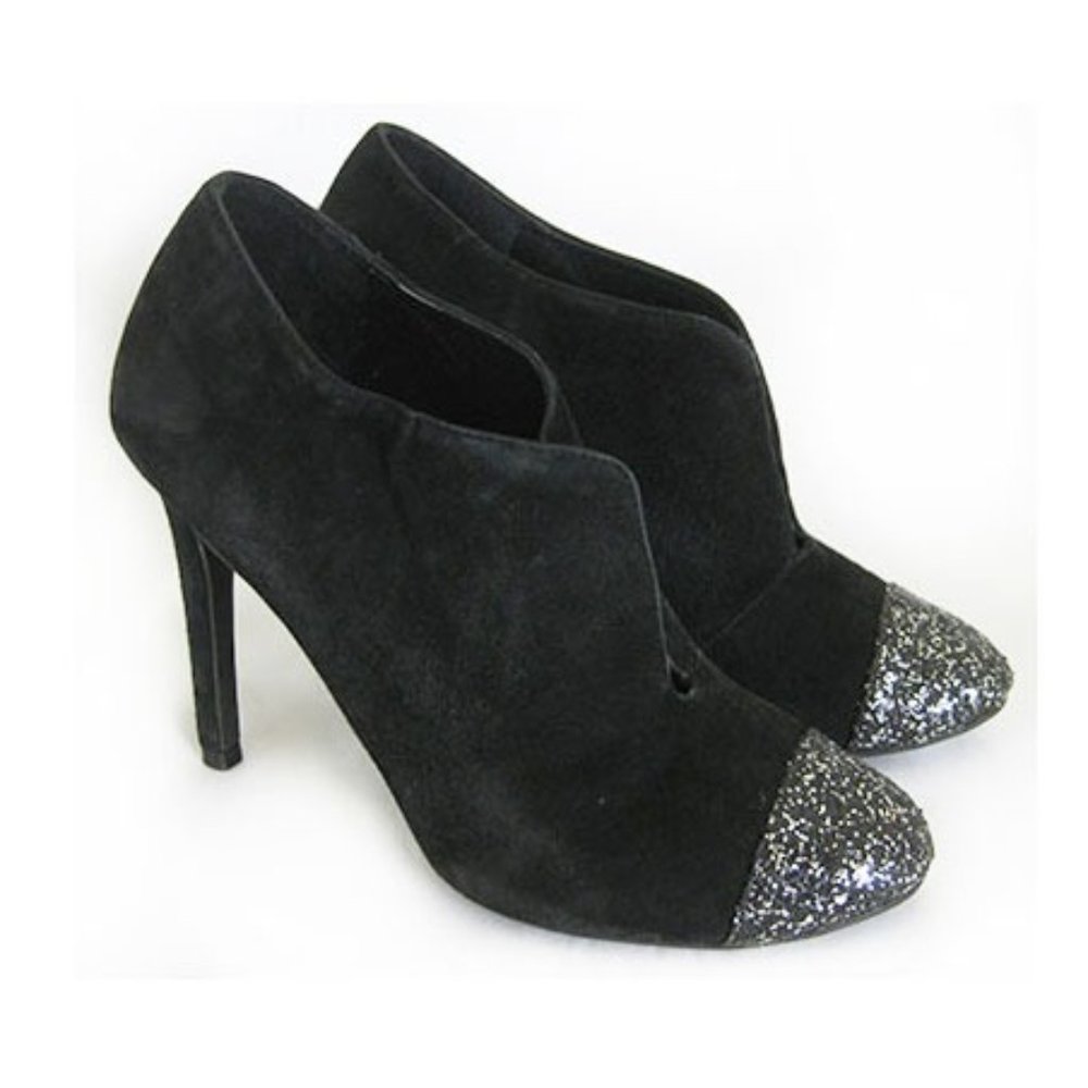 Jessica Simpson black suede booties